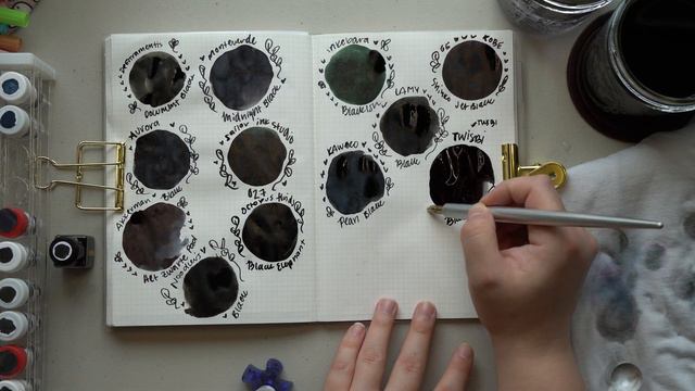 🖤 15 Black Fountain Pen Inks 🖤 | Season 2 Ink Exploration No. 1 смотреть онлайн