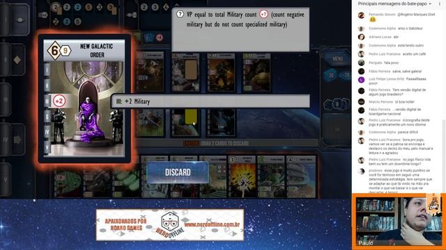 Covil Digital - Race for the Galaxy Gameplay (Ao Vivo) смотреть онлайн