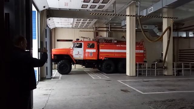Экскурсия в пожарную часть(март 2022)