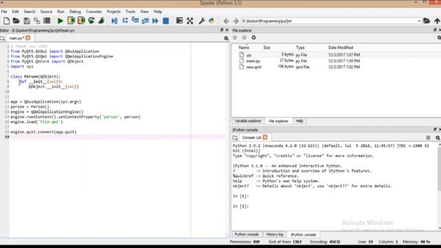 Python - PyQt5 - Qml Tutorial - Getting Qml up and Running смотреть онлайн