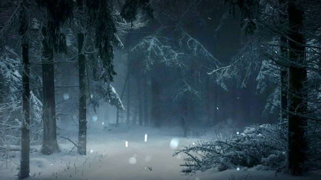 Звуки метели для глубокого сна, Успокаивающие звуки метели, Зимний лес / blizzard sounds смотреть онлайн