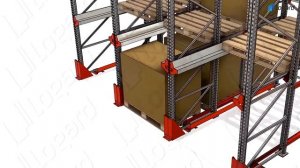 Глубинные паллетные стеллажи от компании Логард