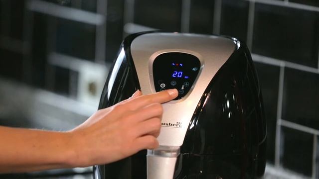 Friteuza Air Fryer Hausberg HB 2255, 1500 W, 2.6 L, Timer, protectie supra-incalzire смотреть онлайн