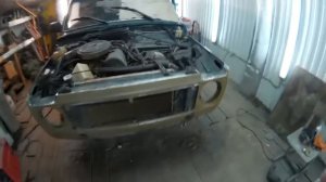 Замена переднего фартука на НИВЕ + рихтовка споттером вод  двери