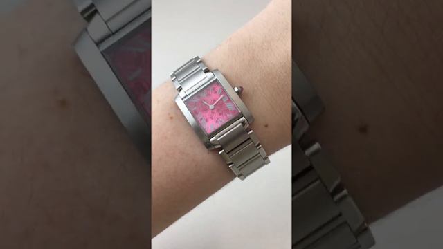 Cartier Tank Francaise Raspberry Dial Limited Edition Watch W51030Q3 | SwissWatchExpo смотреть онлайн