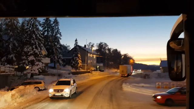 Полярная ночь. Еду на работу. смотреть онлайн