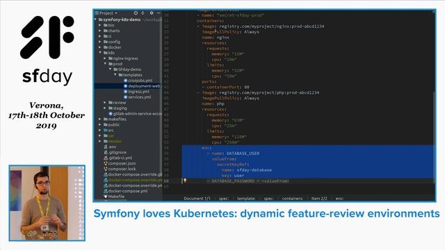 Alessandro Lai - Symfony love Kubernetes: dynamic feature-review environments - sfday 2019 смотреть онлайн