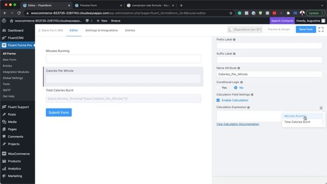 Calculations With Fluent Forms - Fluent Forms Tutorial смотреть онлайн