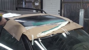 ПОКРАСКА ПЕРЕХОДОМ КАПОТА И КРЫШИ  ВАЗ 2111 (ЧАСТЬ 5)