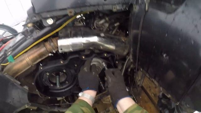 Hisun 450h снятие вариатора и сцепления часть 1