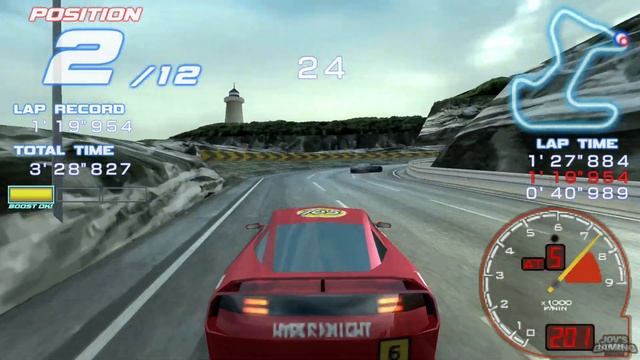 Ridge Racer 2 - PSP | PPSSPP 1.9.3 | 4K-IR 60fps | HD UI Texture Pack смотреть онлайн