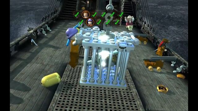 Lego Pirates of the Caribbean #35 Walkthrough Gameplay (Davy Jones' Reich) смотреть онлайн