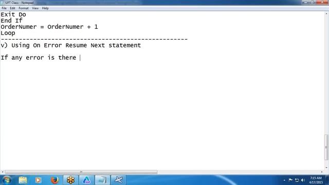 UFT Tutorial 36: Error Handling in UFT / QTP смотреть онлайн