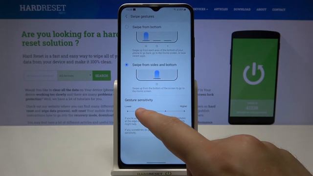How to Change Gestures Sensitivity in SAMSUNG Galaxy A03s – Manage Navigation Gestures смотреть онлайн