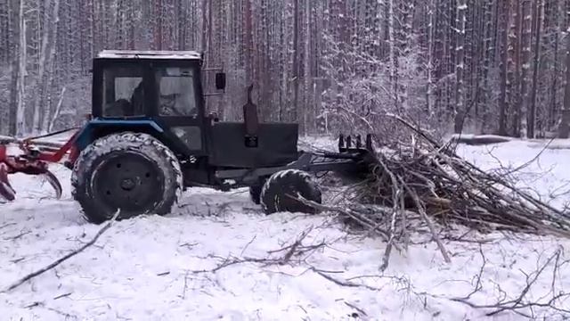 Лесные грабли штабелей ЛГ 82 (МТЗ 82) +7925 589 65 90 смотреть онлайн