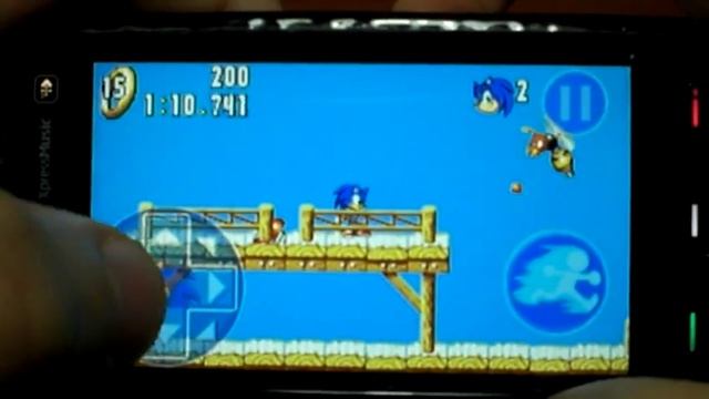 nokia 5800 sonic advance gameplay смотреть онлайн