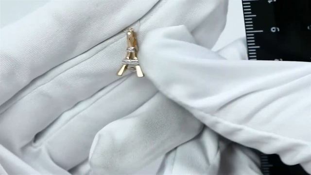 Золотая подвеска SOKOLOV с танцующим бриллиантом 1030740 смотреть онлайн