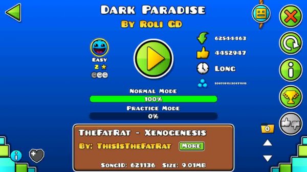 Как пройти Dark Paradise с 3 монетками? Geometry Dash