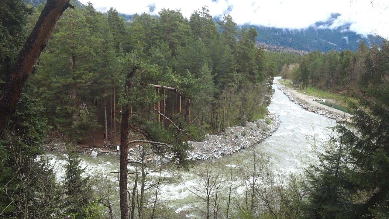 Архыз (май 2022) река Большой Зеленчук смотреть онлайн