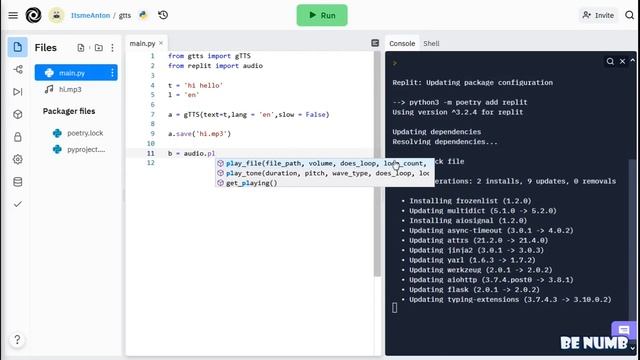 TExt to Speech in PYTHON смотреть онлайн