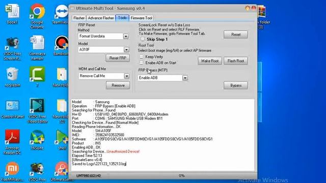 SAMSUNG A10 FRP BYPASS BY UMT