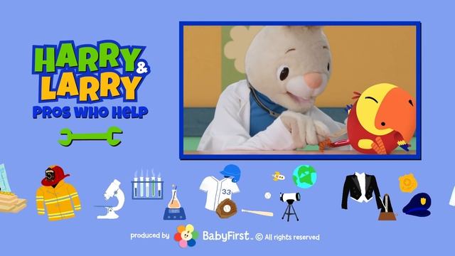 Harry The Bunny Song & Harry and Larry Compilation - The Baker | Educational Videos for Preschooler смотреть онлайн