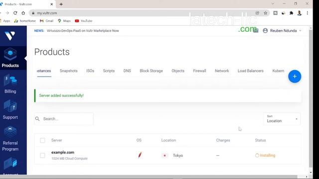 How to create a Vps server on Vultr | Host a php script on vultr droplet#latech#vps#server смотреть онлайн