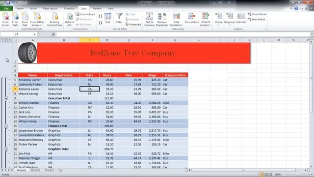 How to insert automatic subtotals in Excel смотреть онлайн