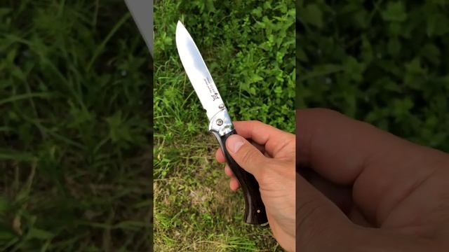 Складной нож «Командировочный» из кованой стали х12мф от Позднякова Александра (Кузница Акела) смотреть онлайн