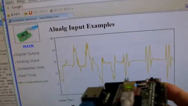 [adStar EVM] Embedded Web Server - real time update (accelerometer display on the webpage) смотреть онлайн