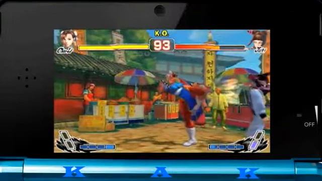 Super Street Fighter 3DS Gameplay смотреть онлайн