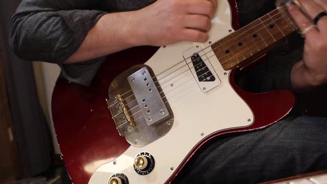 Waterslide T-Style Coodercaster, Dakota Red, Roasted Maple Neck, Mojo Lap Steel + Dynasonic Pickups смотреть онлайн