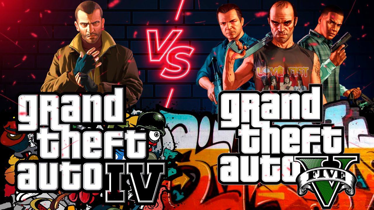 GTA 4 VS GTA 5 (ПО ФАКТАМ) смотреть онлайн