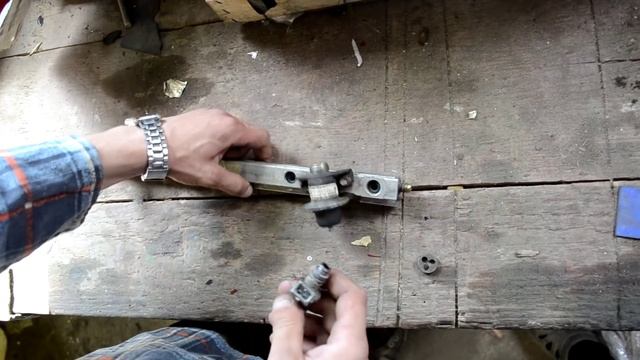 январь на Ауди 5 цилиндров ч.1 изготавливание топливной рампы. смотреть онлайн