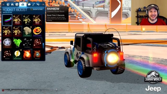 T-REX GOAL EXPLOSION! Jurassic World DLC for Rocket League is here! смотреть онлайн