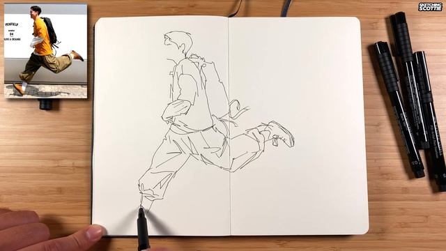 Improve your INK PEN SKETCHING with this easy tip смотреть онлайн