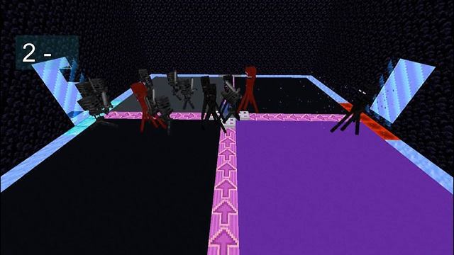 Enderman vs Wither Skeleton - Minecraft Mob Battle смотреть онлайн