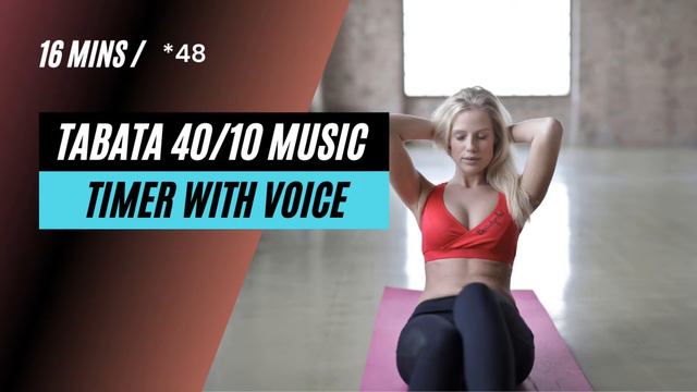 Tabata Workout Music 40/10 - Electro Song (timer And Voice)