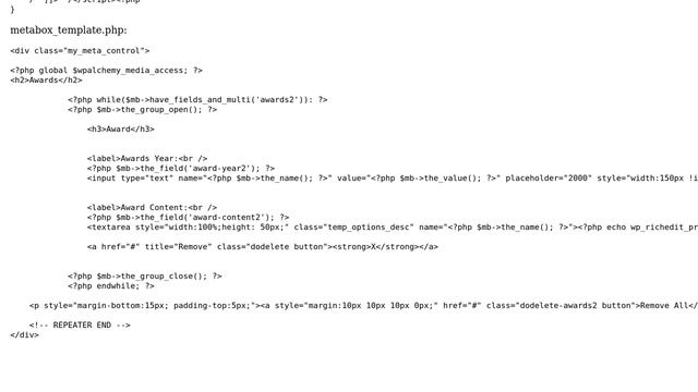Wordpress: WPAlchemy - Multiple TinyMCE editor blank (can't add text) смотреть онлайн