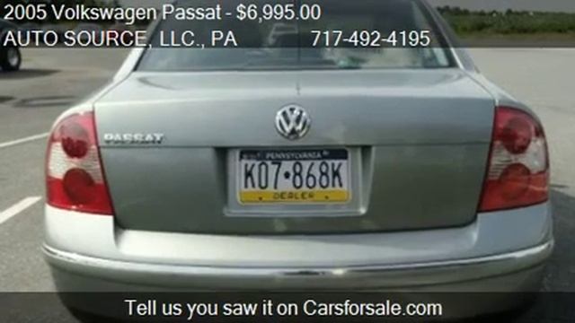 2005 Volkswagen Passat GLS - for sale in Mount Joy, PA 17552 смотреть онлайн
