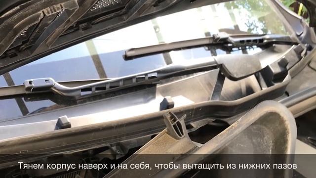Mercedes GL350 X166 снятие воздушных фильтров салона смотреть онлайн