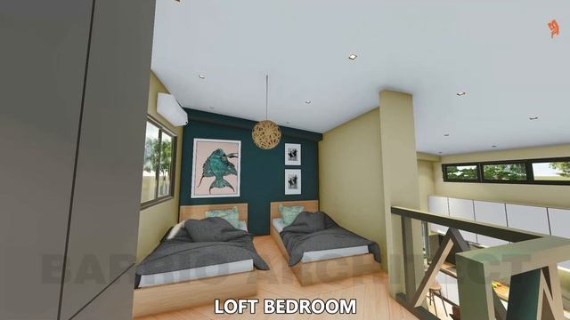 Small House Design w/ loft 10.5x5 (70 SQM) FULL PLAN смотреть онлайн