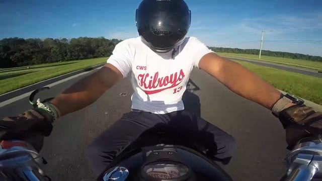 Honda Shadow 750 Spirit baffle removal sound and Gopro ride смотреть онлайн