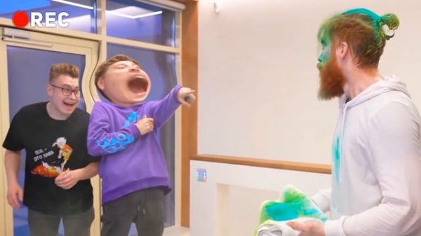 Как снимали А4: Кого первым накажет няня, получит 1000$ - челлендж! **2 Часть**