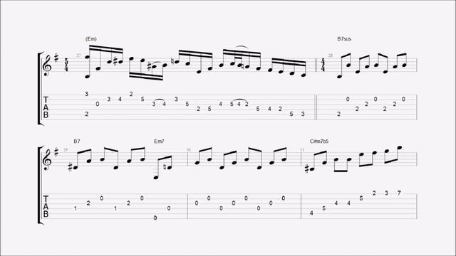 The Shadow of Your Smile - Joe Pass (Transcription) смотреть онлайн