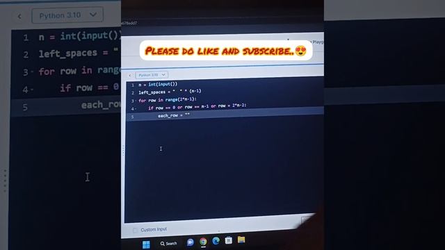Digit-9 with stars// Coding Practice_15B//Ccbpnxtwave//Python// Coding//Ccbp//Patterns with numbers смотреть онлайн