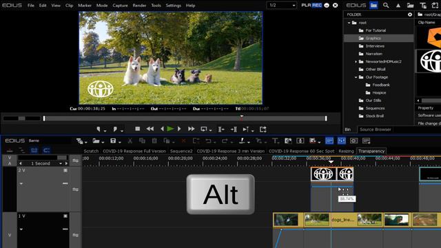 How to Add Transparency To your Media in Edius Pro смотреть онлайн