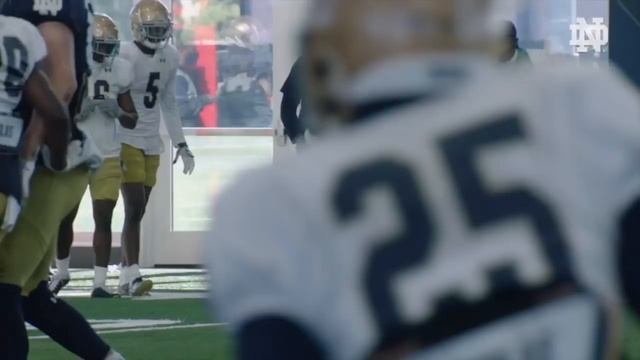 Watch Notre Dame QB Drew Pyne Drop Dimes | Spring Practice Report #8 смотреть онлайн