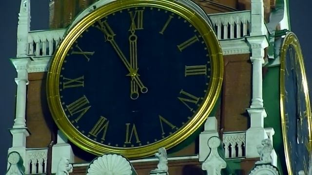 Новый год на Красной площади (куранты, салют, праздник) смотреть онлайн