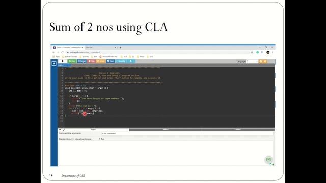 COMMAND LINE ARGUMENTS IN C смотреть онлайн